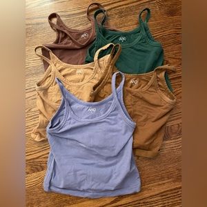 Lot of 5 - ARQ cropped tank